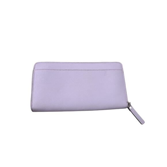 Kate Spade Staci Large Zip Around Continental Wallet Lilac Moon Saffiano Leather - Picture 3 of 4